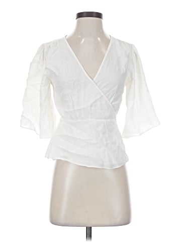7 For All Mankind Short Sleeve Blouse (view 1)
