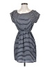 Soprano 100% Polyester Stripes Blue Casual Dress Size XS - photo 1