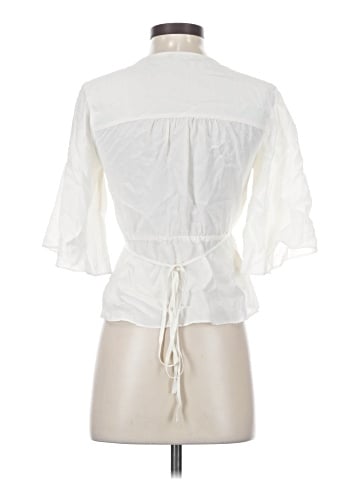 7 For All Mankind Short Sleeve Blouse (view 2)