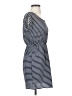 Soprano 100% Polyester Stripes Blue Casual Dress Size XS - photo 4