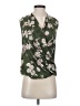 A New Day 100% Polyester Green Sleeveless Blouse Size XS - photo 1