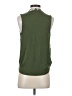 A New Day 100% Polyester Green Sleeveless Blouse Size XS - photo 2