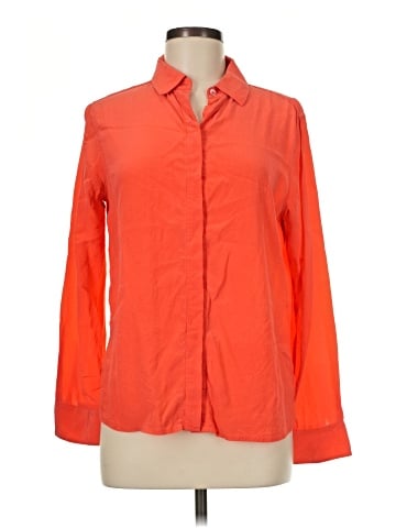 Grana Long Sleeve Silk Top (view 1)