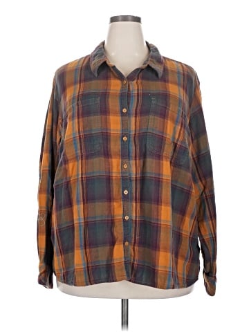 Riders by Lee Long Sleeve Button-Down Shirt (view 1)