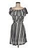 ASOS Stripes Gray Casual Dress Size 8 - photo 1