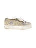 Superga x LoveShackFancy Animal Print Yellow White Sneakers Size 6 1/2 - photo 1