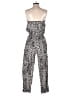 Trina Turk Graphic Silver Jumpsuit Size 6 - photo 2