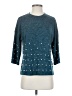 Joy Joy 100% Acrylic Teal 3/4 Sleeve Top Size S - photo 1