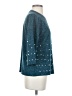 Joy Joy 100% Acrylic Teal 3/4 Sleeve Top Size S - photo 4