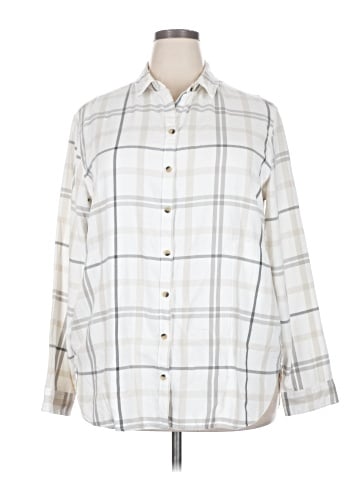 Jachs Girlfriend Long Sleeve Button-Down Shirt (view 1)