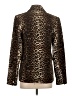 Carolina Belle Animal Print Gold Blazer Size S - photo 2