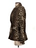Carolina Belle Animal Print Gold Blazer Size S - photo 5
