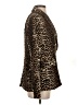 Carolina Belle Animal Print Gold Blazer Size S - photo 4