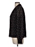 Les Serein 100% Polyester Polka Dots Floral Black Long Sleeve Blouse Size M - photo 5