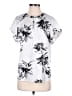 Como Black White Short Sleeve Blouse Size M - photo 1