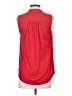 INC International Concepts 100% Polyester Red Sleeveless Blouse Size S - photo 2
