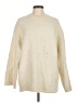 Assorted Brands Solid Ivory Turtleneck Sweater Size M (estimated) - photo 1