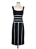 Tadashi Stripes Black Cocktail Dress Size S - photo 1