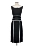 Tadashi Stripes Black Cocktail Dress Size S - photo 2