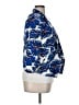 Atmosphere 100% Polyester Print Blue Blazer Size 14 - photo 4