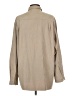 Lord & Taylor 100% Polyester Solid Tan Long Sleeve Blouse Size L - photo 2