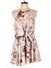 She + Sky 100% Polyester Brown Romper Size L - photo 1