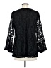 Alfani Black Long Sleeve Blouse Size M - photo 2