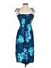 Kai Tropical Blue Cocktail Dress Size S (estimated) - photo 2