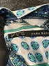 Zara Basic 100% Polyester Print Blue Long Sleeve Blouse Size XL - photo 7