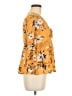 Torrid 100% Rayon Yellow 3/4 Sleeve Blouse Size Med Plus (00) - photo 4