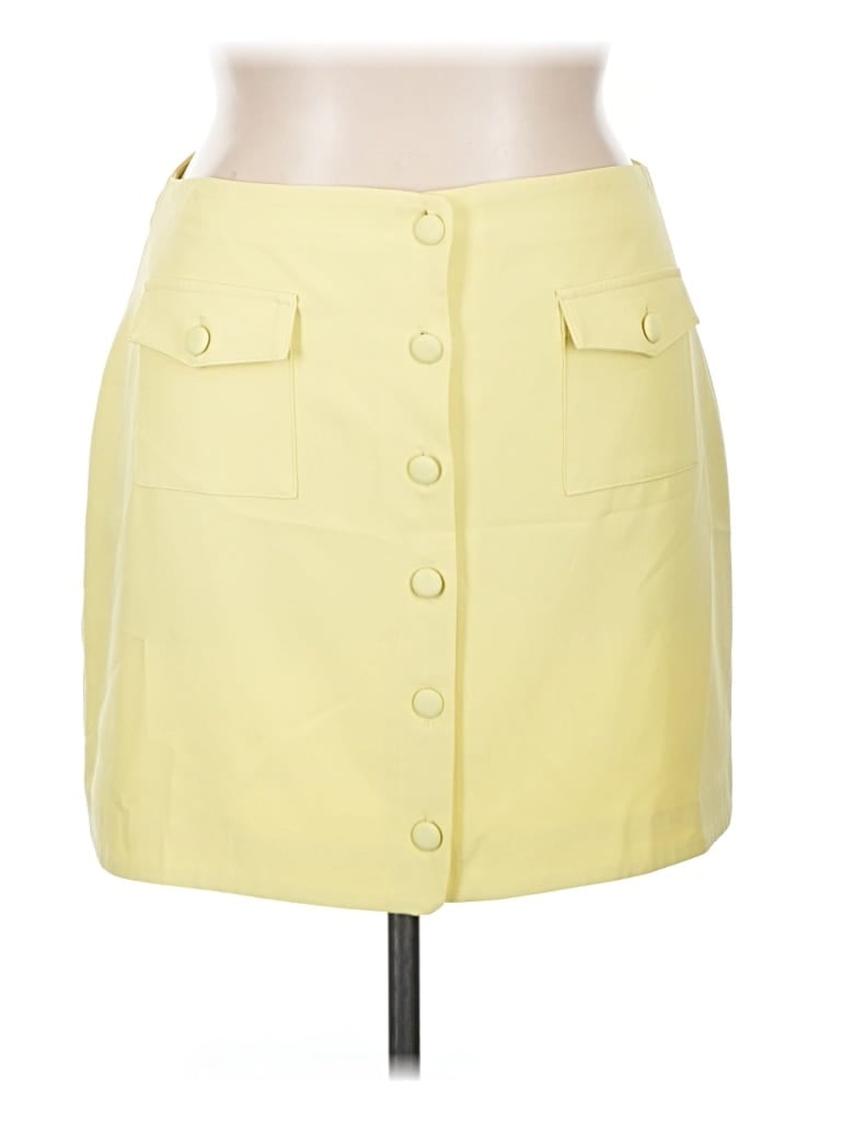 Pre-owned Song Of Style Casual Skirt In Yellow