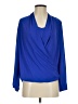 Lilly Pulitzer 100% Polyester Blue Long Sleeve Blouse Size XS - photo 1