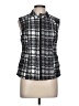 Laura Scott 100% Polyester Gray Vest Size L - photo 1