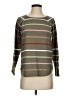 Staccato Stripes Brown Pullover Sweater Size S - photo 1