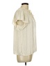 Maison d' Amelie 100% Polyester Ivory Short Sleeve Blouse Size L - photo 4