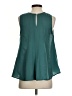 Eri + Ali 100% Polyester Teal Sleeveless Blouse Size S - photo 2