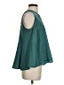 Eri + Ali 100% Polyester Teal Sleeveless Blouse Size S - photo 4