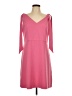 BCBGeneration Solid Pink Cocktail Dress Size 12 - photo 1