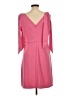 BCBGeneration Solid Pink Cocktail Dress Size 12 - photo 2
