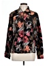 DressBarn Floral Black Jacket Size L - photo 1