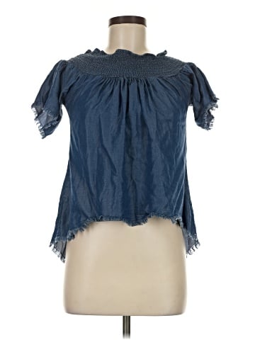J for Justify Short Sleeve Blouse (view 1)
