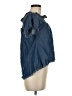J for Justify Blue Short Sleeve Blouse Size M - photo 4