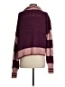 Free People Color Block Purple Pullover Sweater Size S - photo 2