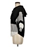 Aaeda Checkered-gingham Gray Poncho Size M - photo 5