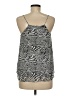 H&M 100% Polyester Silver Tank Top Size 6 - photo 2