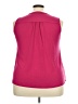 Sergio Lub 100% Polyester Pink Sleeveless Blouse Size 3X - photo 2