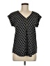 Express Outlet Black Short Sleeve Blouse Size M - photo 1