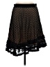 Max Studio Hearts Black Casual Skirt Size S - photo 1