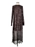 ALLSAINTS Metallic Silver Casual Dress Size S - photo 1