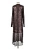 ALLSAINTS Metallic Silver Casual Dress Size S - photo 2